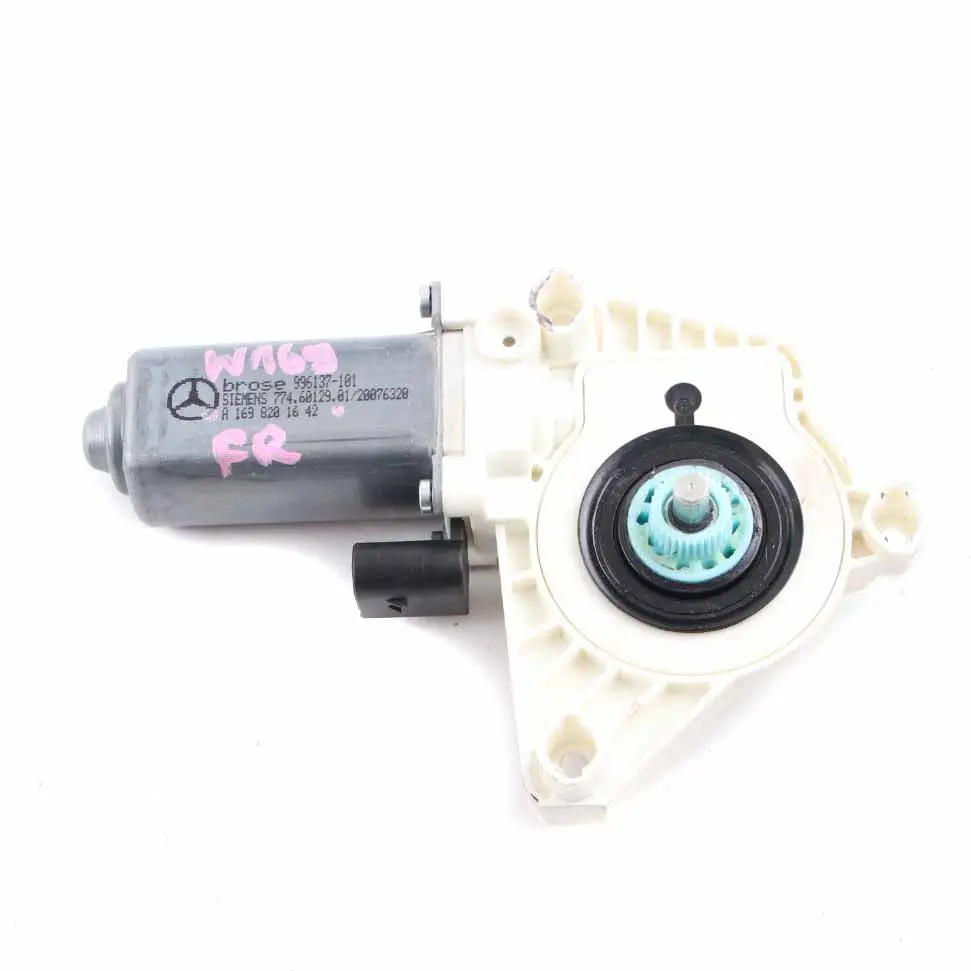 Moteur de levage Mercedes W169 W245 Commande de vitre avant droite A1698201642