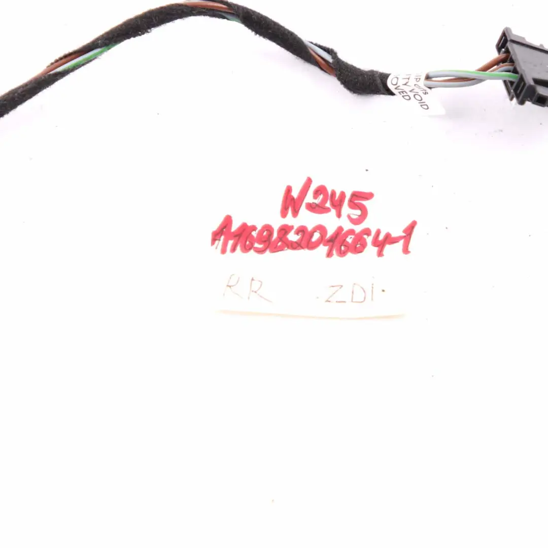 Câblage de prise de lumière de feu arrière droit pour Mercedes W245 à propos du numéro de pièce A1698201664 Mercedes W245 Câblage de prise de lumière de feu arrière droit - SKU A1698201664-1 - Numéro de pièce A1698201664