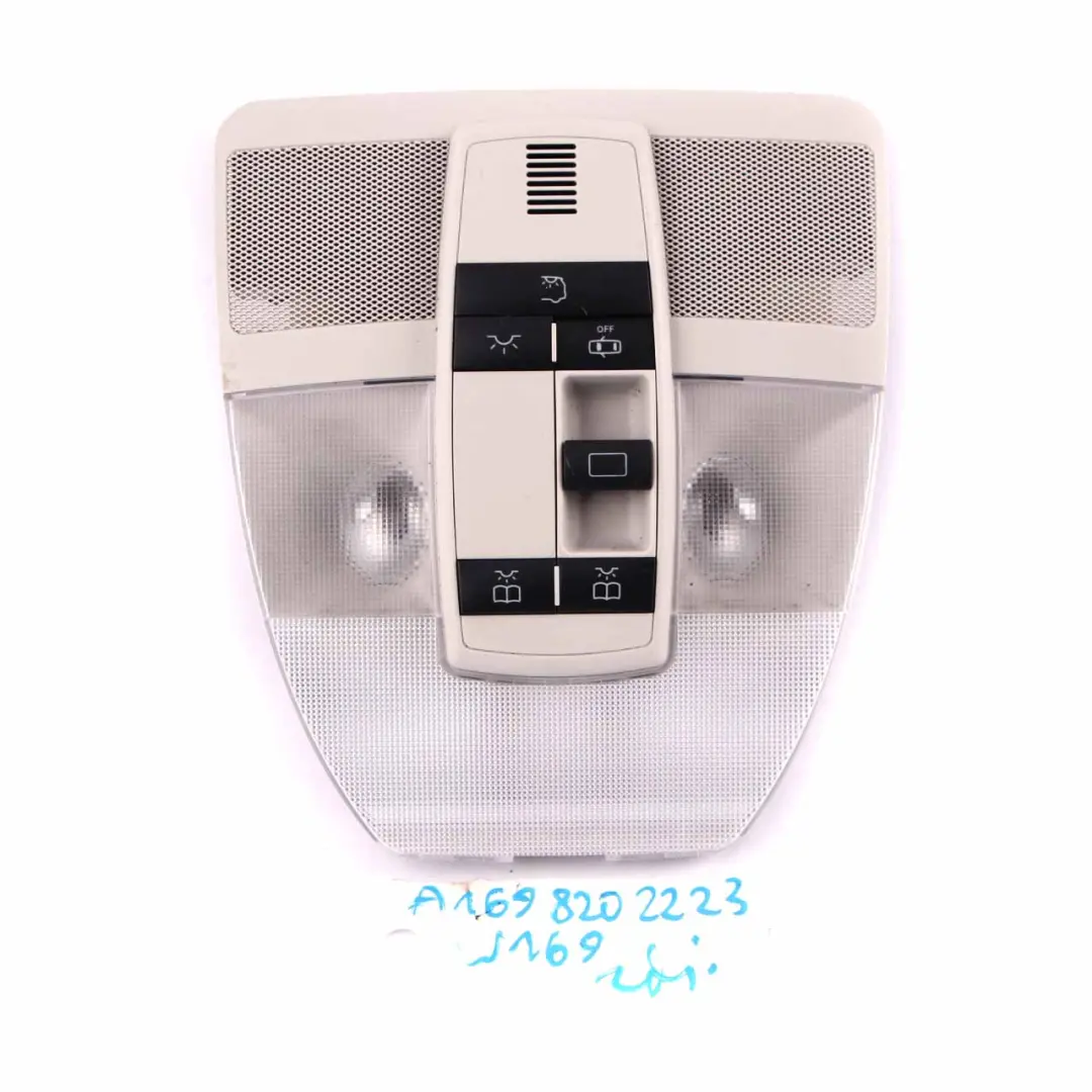 Mercedes W169 W245 Lumière de toit Reading Grey - SKU A1698202223 - Numéro de pièce A1698202223