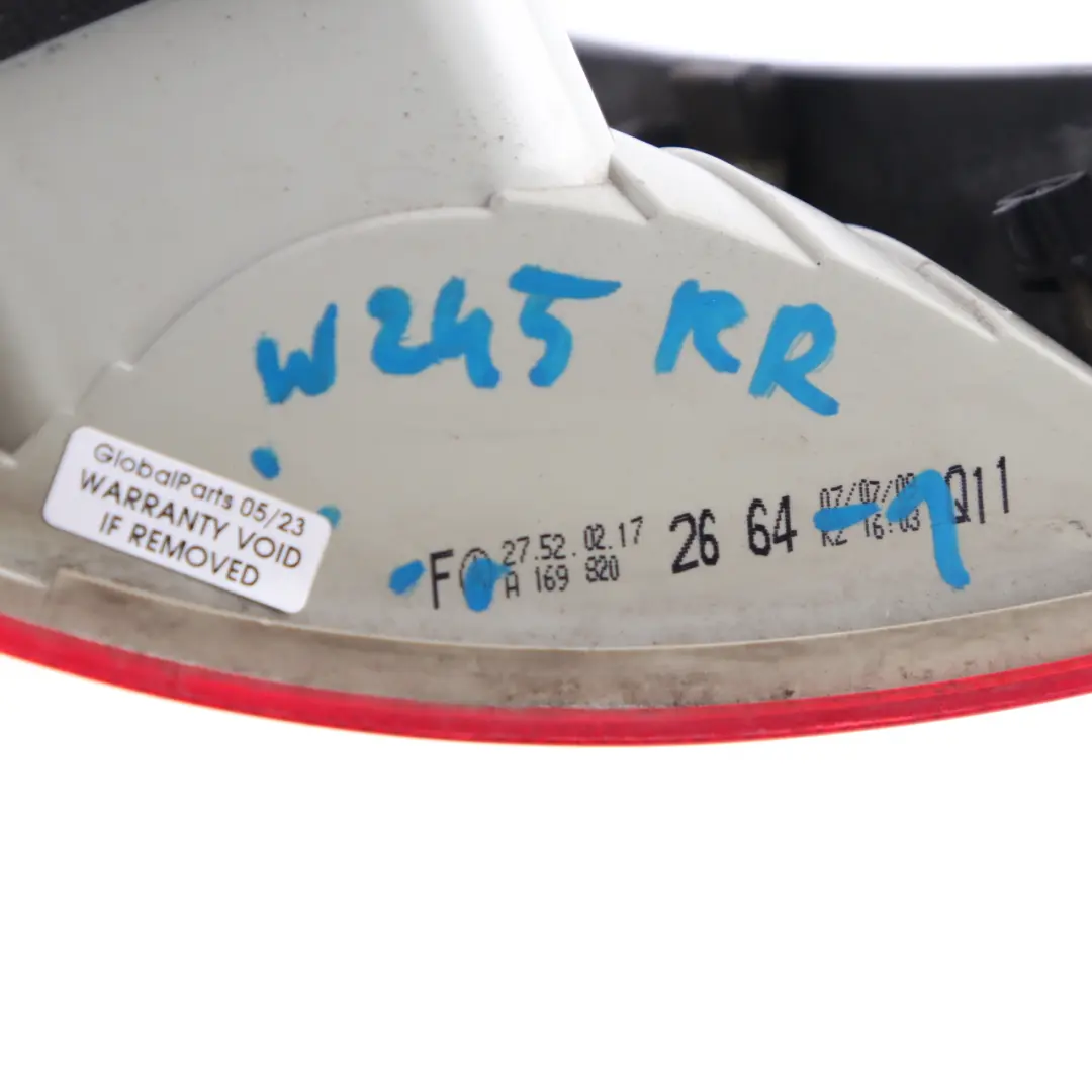 Feu arrière de hayon droit pour Mercedes W245 à propos du numéro de pièce A1698202664 Mercedes W245 Feu arrière de hayon droit - SKU A1698202664-1 - Numéro de pièce A1698202664