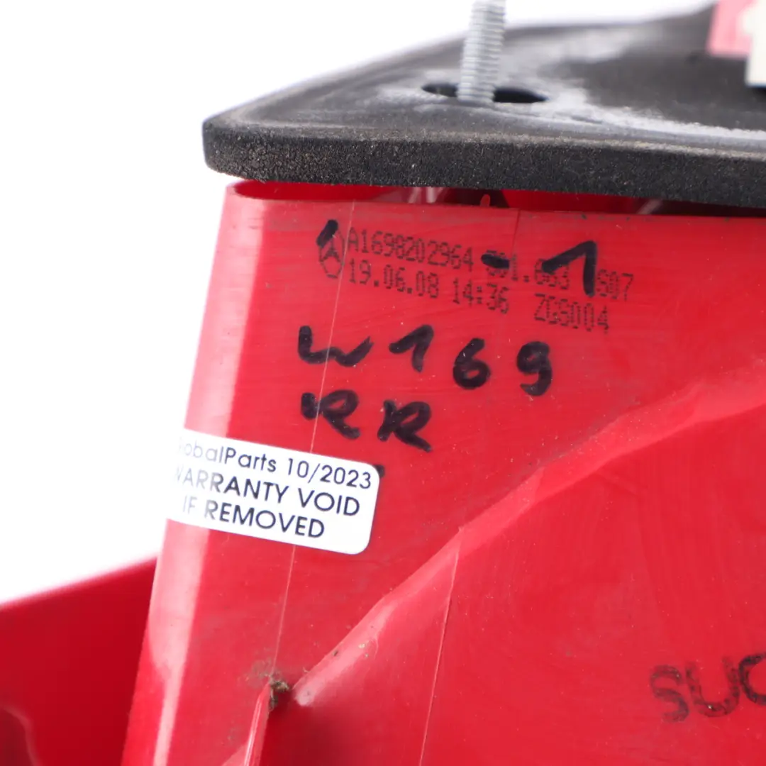 Luz Trasera Izquierda Panel Lateral para Mercedes W169 con número de pieza A1698202964 Mercedes W169 Luz Trasera Izquierda Panel Lateral - SKU A1698202964-1 - Número de pieza A1698202964