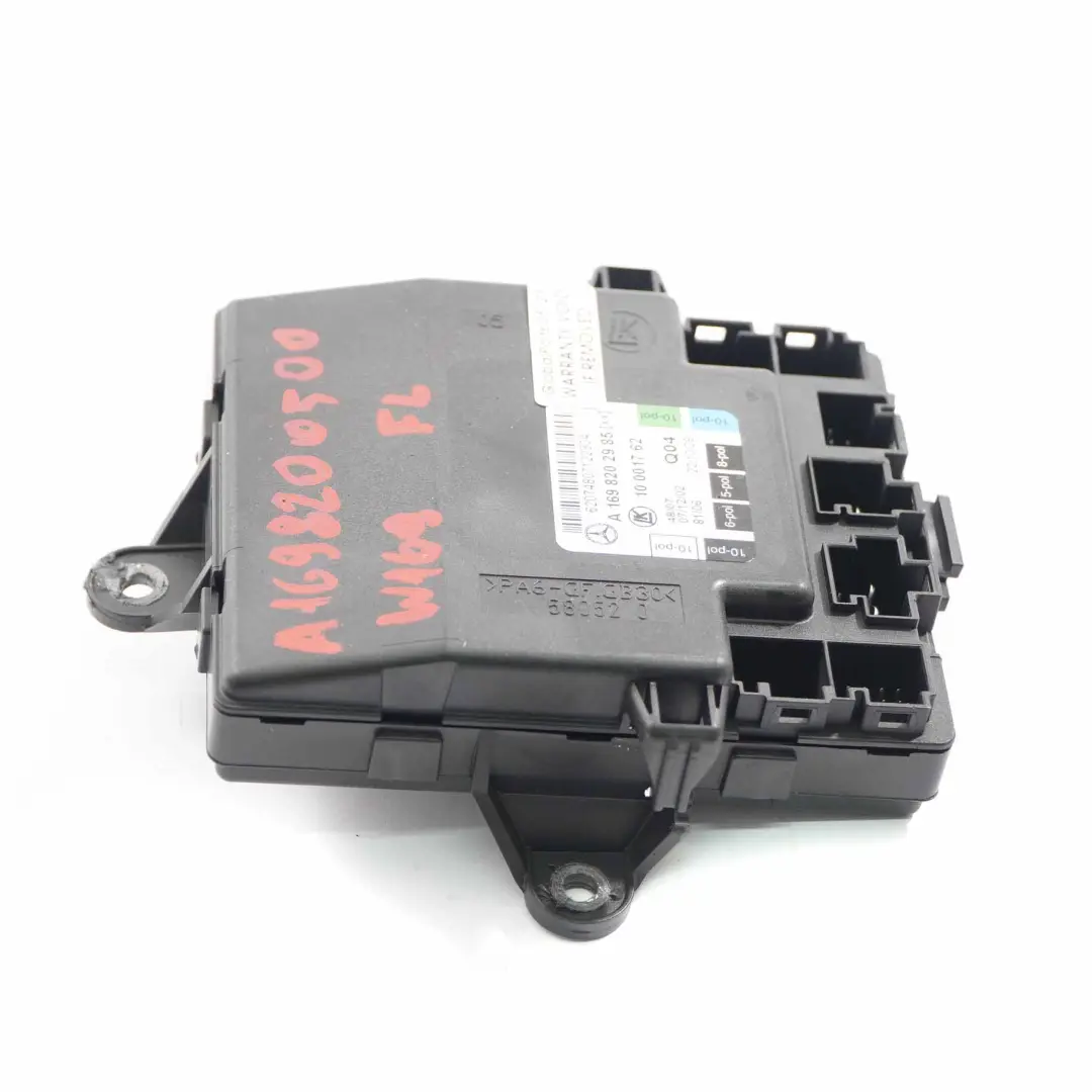 Moduł Sterownik Drzwi Lewy Przód do Mercedes W169 o numerze A1698202985 Mercedes W169 Moduł Sterownik Drzwi Lewy Przód - SKU A1698202985 - Numer Części A1698202985