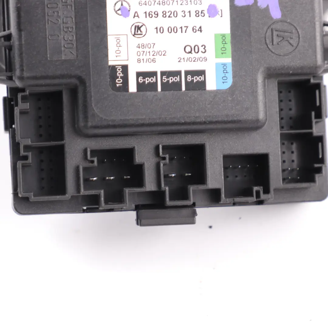 Door Module Mercedes W169 W245 Control Unit Rear Left N/S ECU to with Part number A1698203185 Door Module Mercedes W169 W245 Control Unit Rear Left N/S ECU - SKU A1698203185-1 - Part number A1698203185