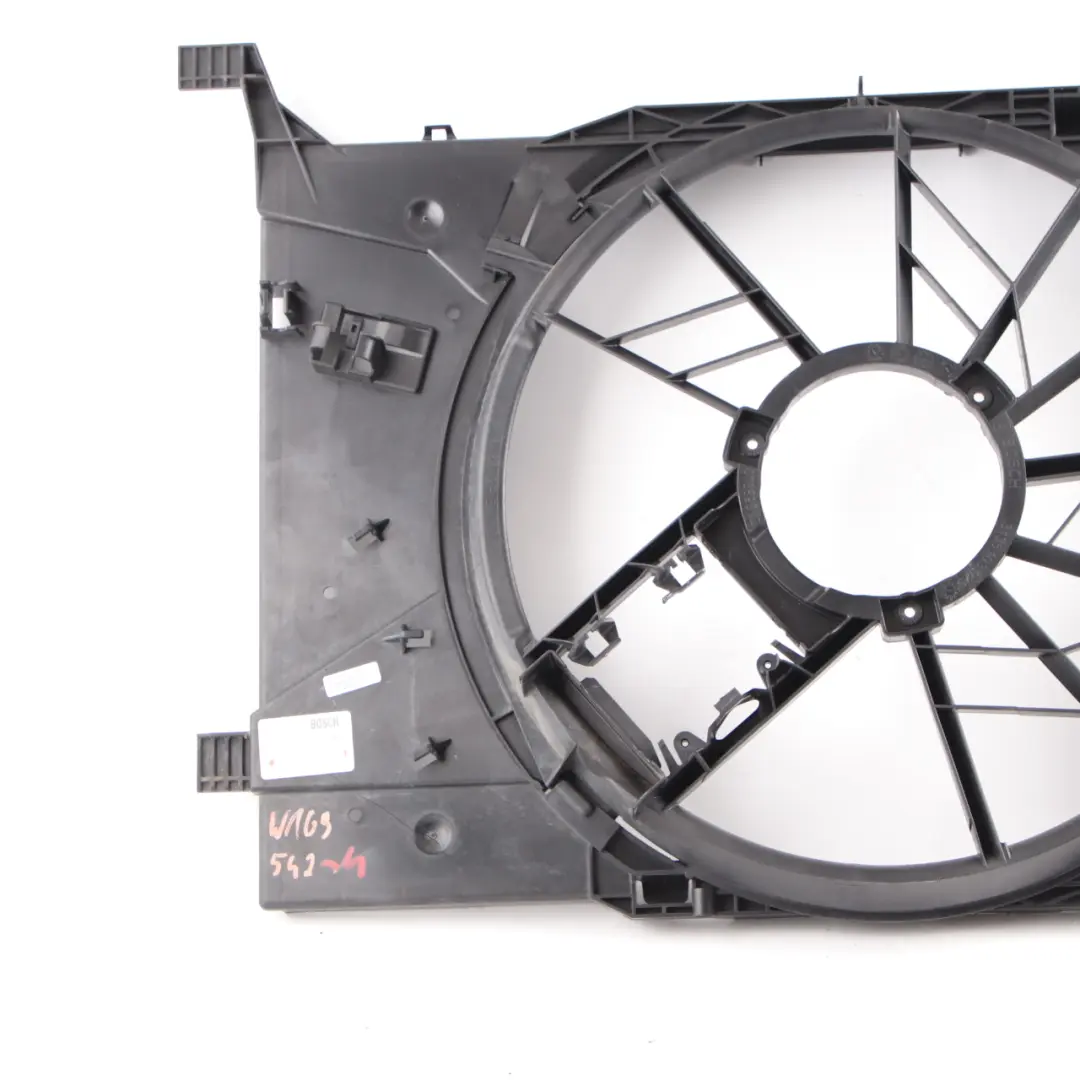 Cooling Radiator Fan Cover Bracket Panel A1695002593 to Mercedes W169 W245 Engine with Part number A1698203542 Mercedes W169 W245 Engine Cooling Radiator Fan Cover Bracket Panel A1695002593 - SKU A1698203542-4 - Part number A1698203542