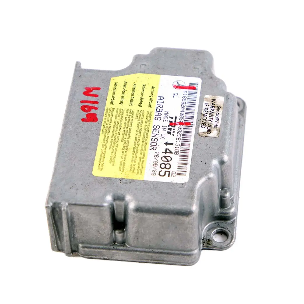Mercedes W169 W245 Moduł Sensor Poduszek Powietrznych Airbag - SKU A1698204085 - Numer Części A1698204085