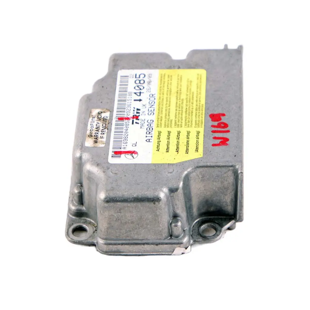 Airbag Control Unit Mercedes W169 W245 System Module ECU to with Part number A1698204085 Airbag Control Unit Mercedes W169 W245 System Module ECU - SKU A1698204085 - Part number A1698204085