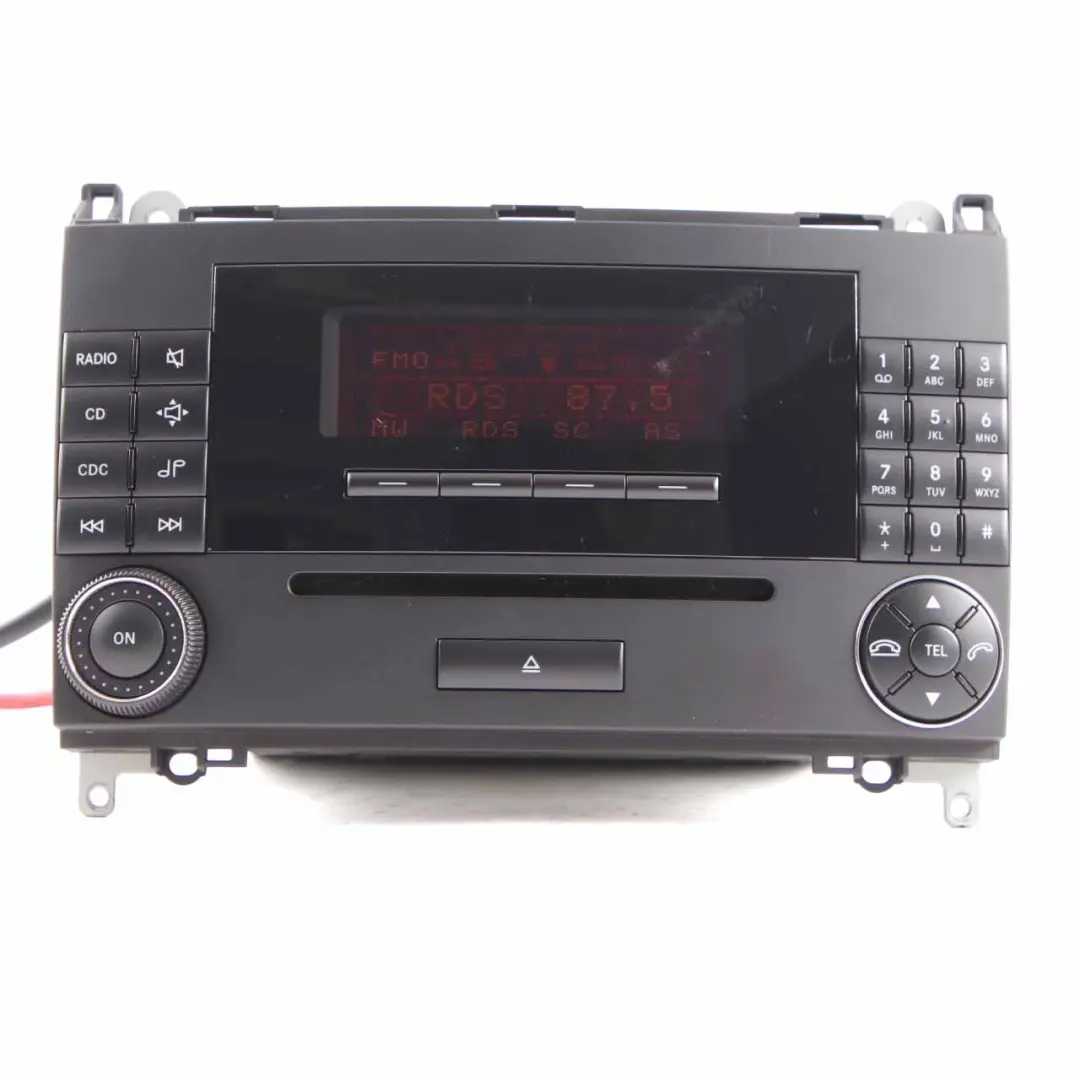 Mercedes-Benz W169 W245 CD Player Radio Audio Head Unit to with Part number A1698204789 Mercedes-Benz W169 W245 CD Player Radio Audio Head Unit - SKU A1698204789 - Part number A1698204789