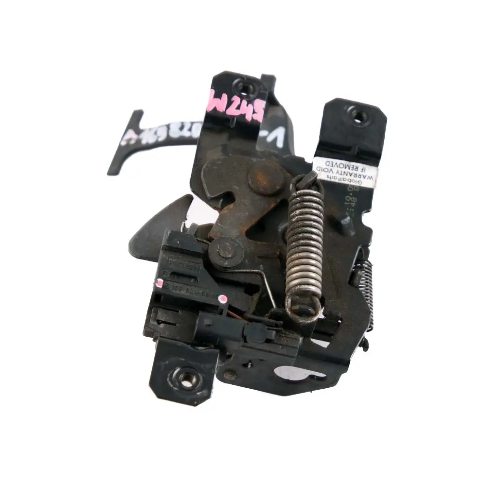 Mercedes W169 W245 Motorhaubenverriegelungsmechanismus vorne Griff A1698205810 - SKU A1698205810-1 - Teilenummer A1698800460