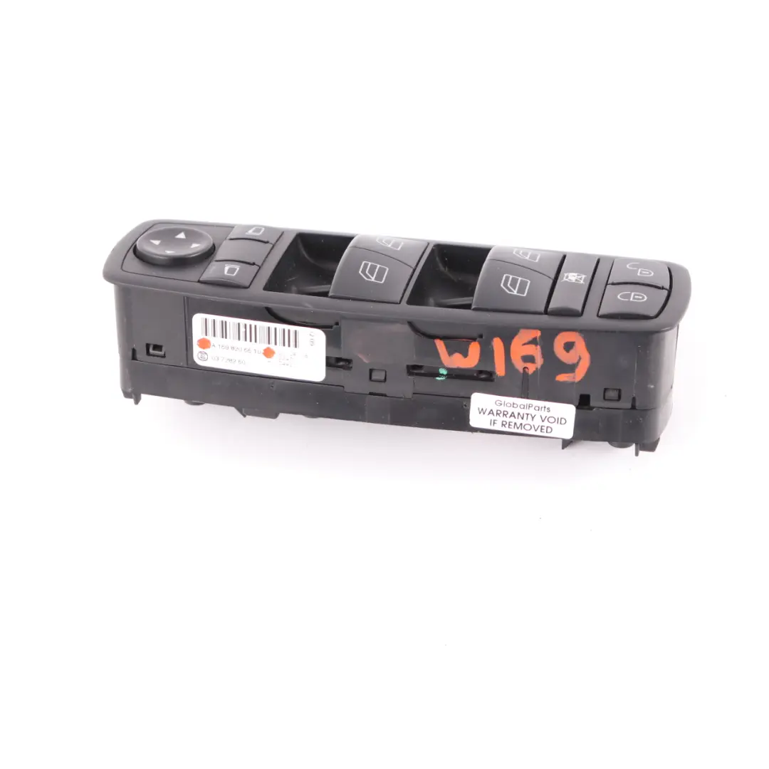  Finestrino Mercedes W169 W245 regolamento pulsante anteriore destro - SKU A1698206610 - Numero di parte A1698206610