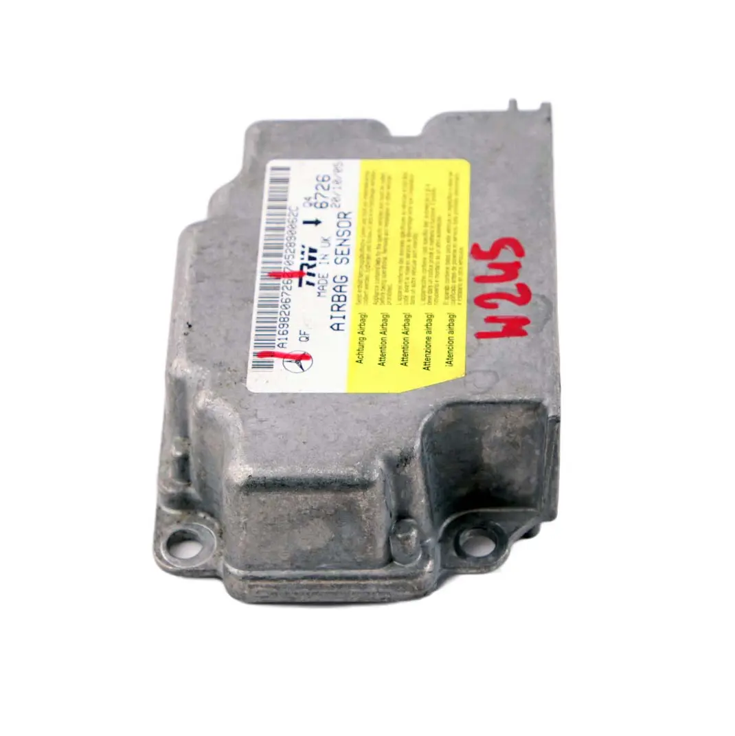 Mercedes-Benz W245 ECU Unite de Controle Module Capteur Airbag pour à propos du numéro de pièce A1698206726 Mercedes-Benz W245 ECU Unite de Controle Module Capteur Airbag - SKU A1698206726 - Numéro de pièce A1698206726