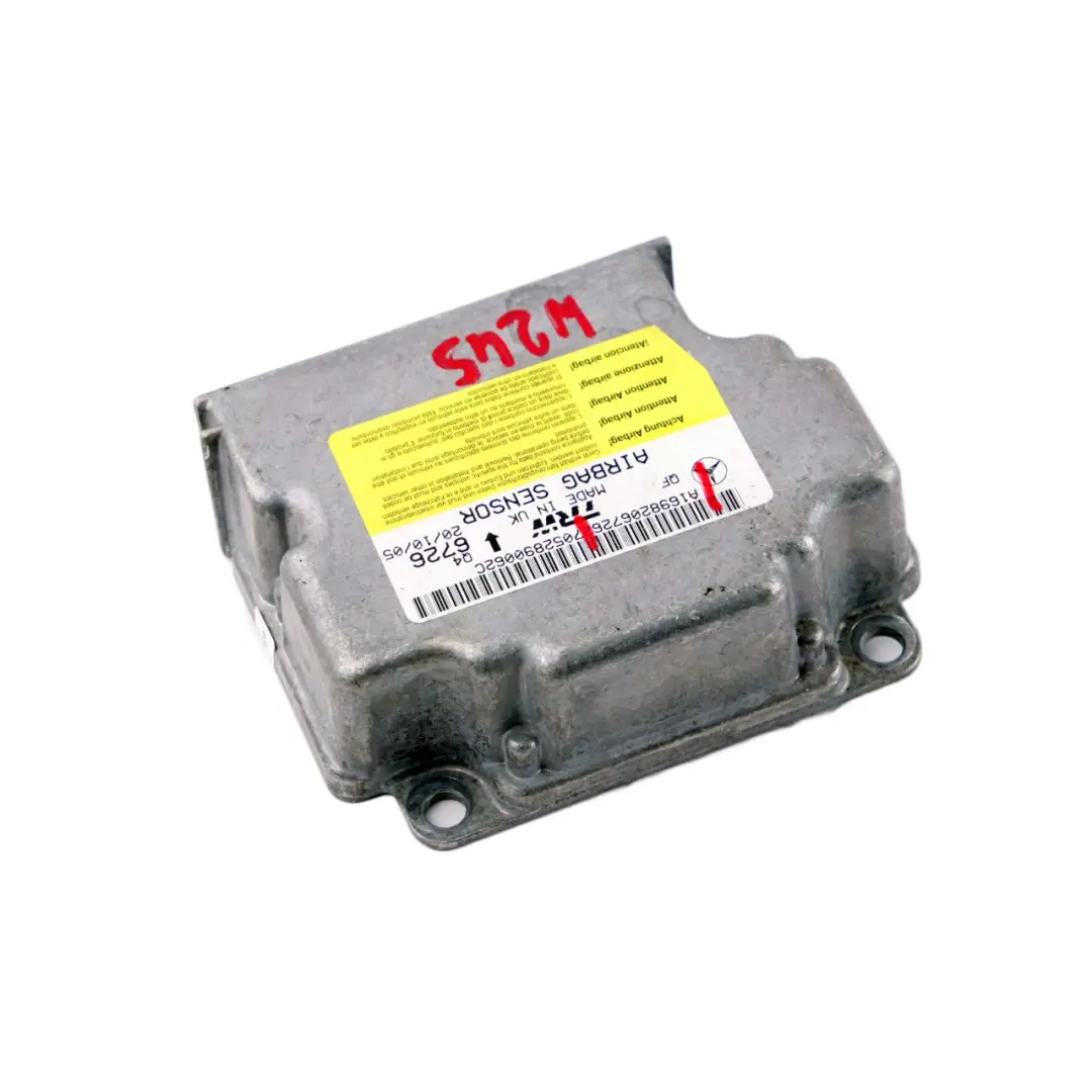 Mercedes-Benz W245 ECU Unidad de Control Modulo Sensor Airbag para con número de pieza A1698206726 Mercedes-Benz W245 ECU Unidad de Control Modulo Sensor Airbag - SKU A1698206726 - Número de pieza A1698206726