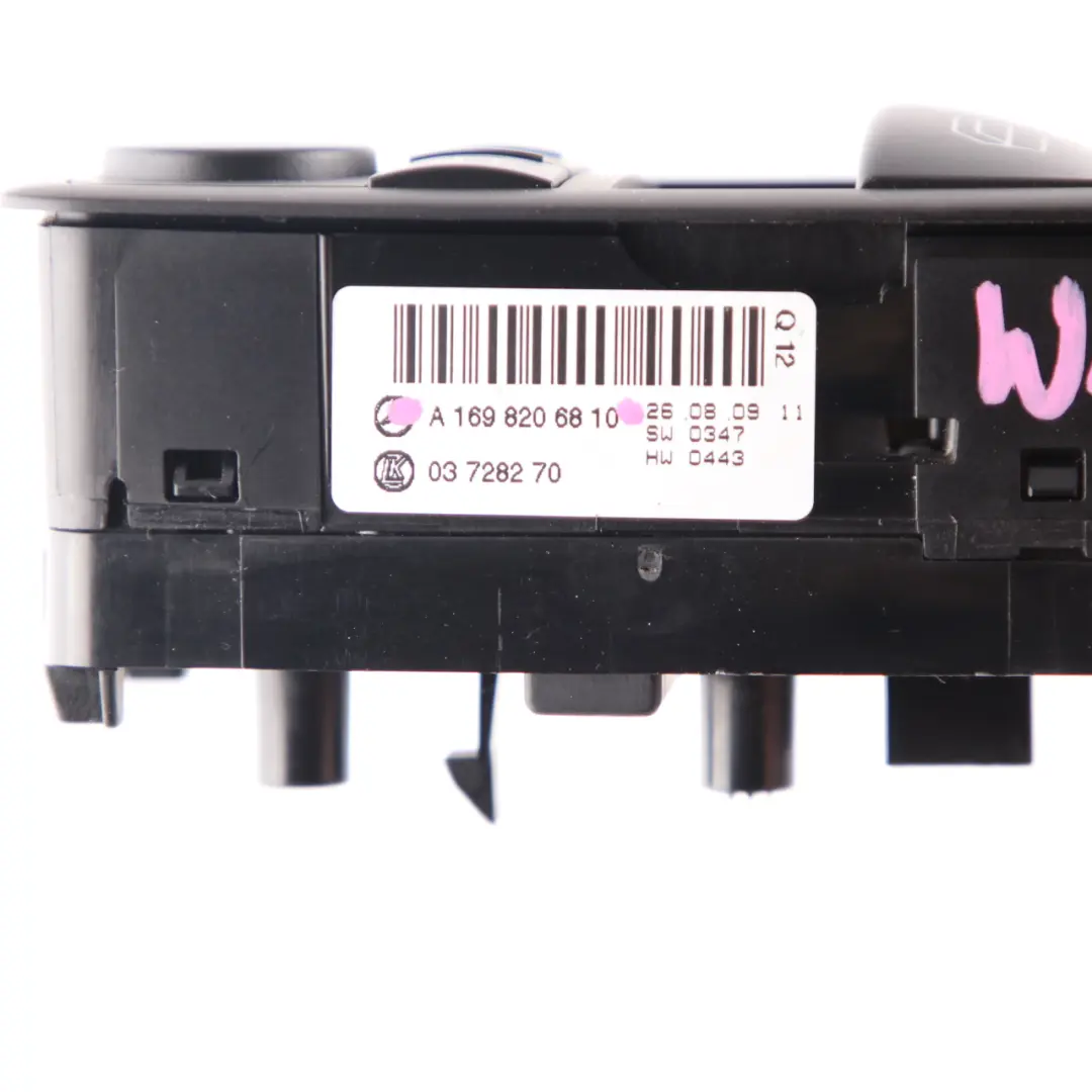  Window Switch Mercedes W169 W245 Driver Door Side Front Button - SKU A1698206810 - Part number A1698206810
