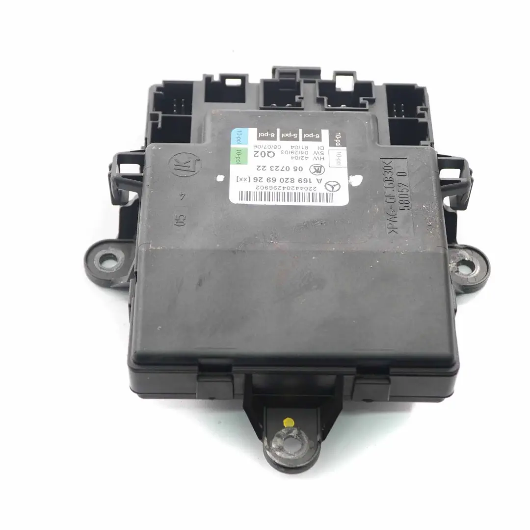  Door Module Mercedes W169 W245 Front Left N/S Control Unit - SKU A1698206926 - Part number A1698206926