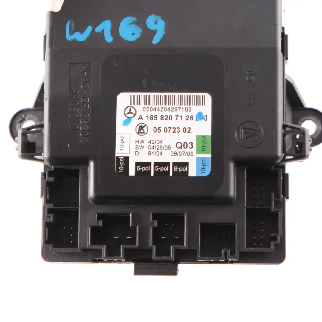  Module de porte Mercedes W169 W245 Unité de commande avant gauche - SKU A1698207126 - Numéro de pièce A1698207126