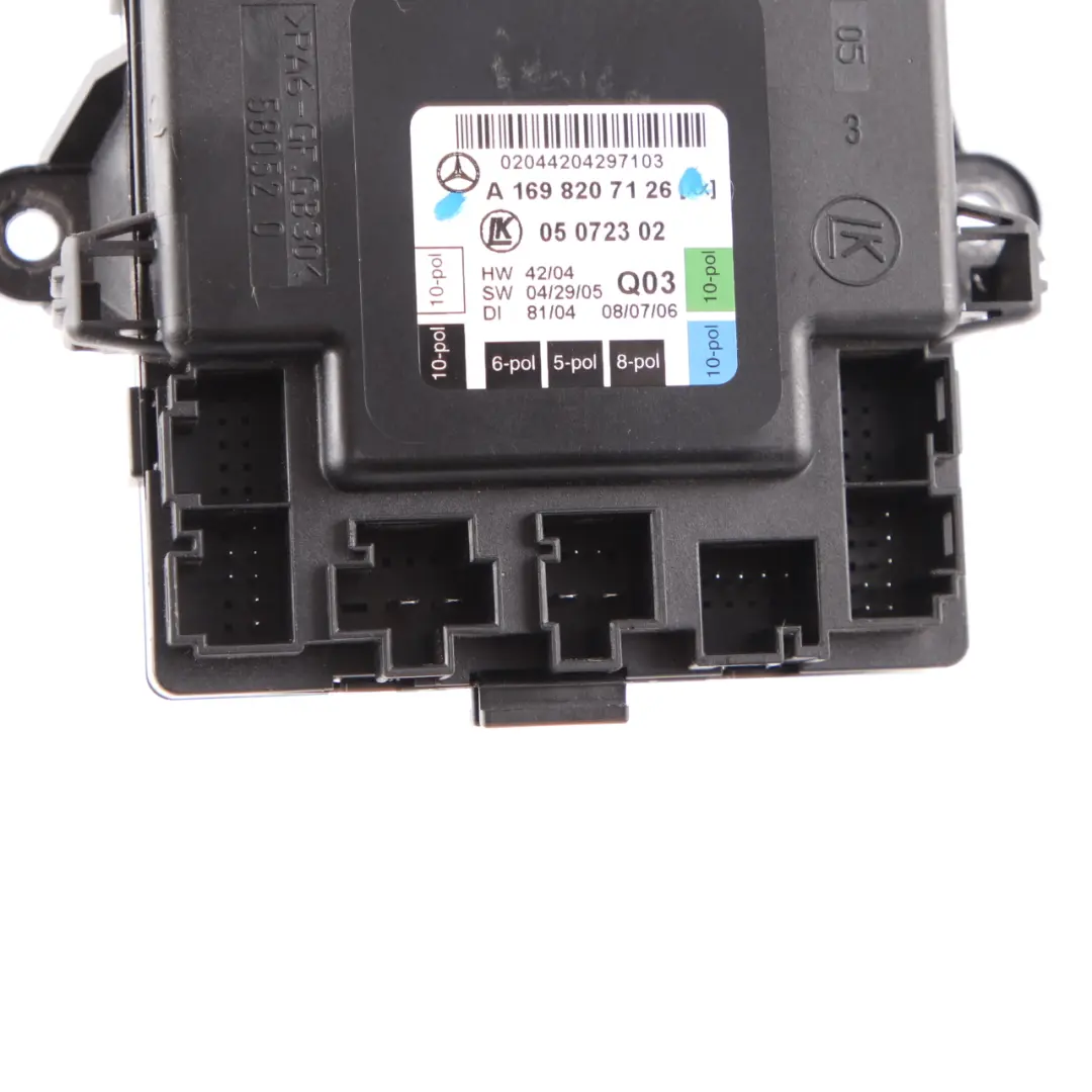  Module de porte Mercedes W169 W245 Unité de commande avant gauche - SKU A1698207126 - Numéro de pièce A1698207126