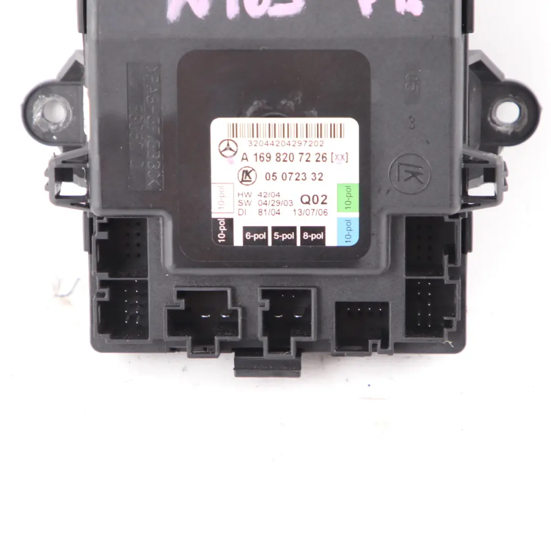 Door Module Mercedes W169 W245 Front Right O/S Control Unit - SKU A1698207226 - Part number A1698207226