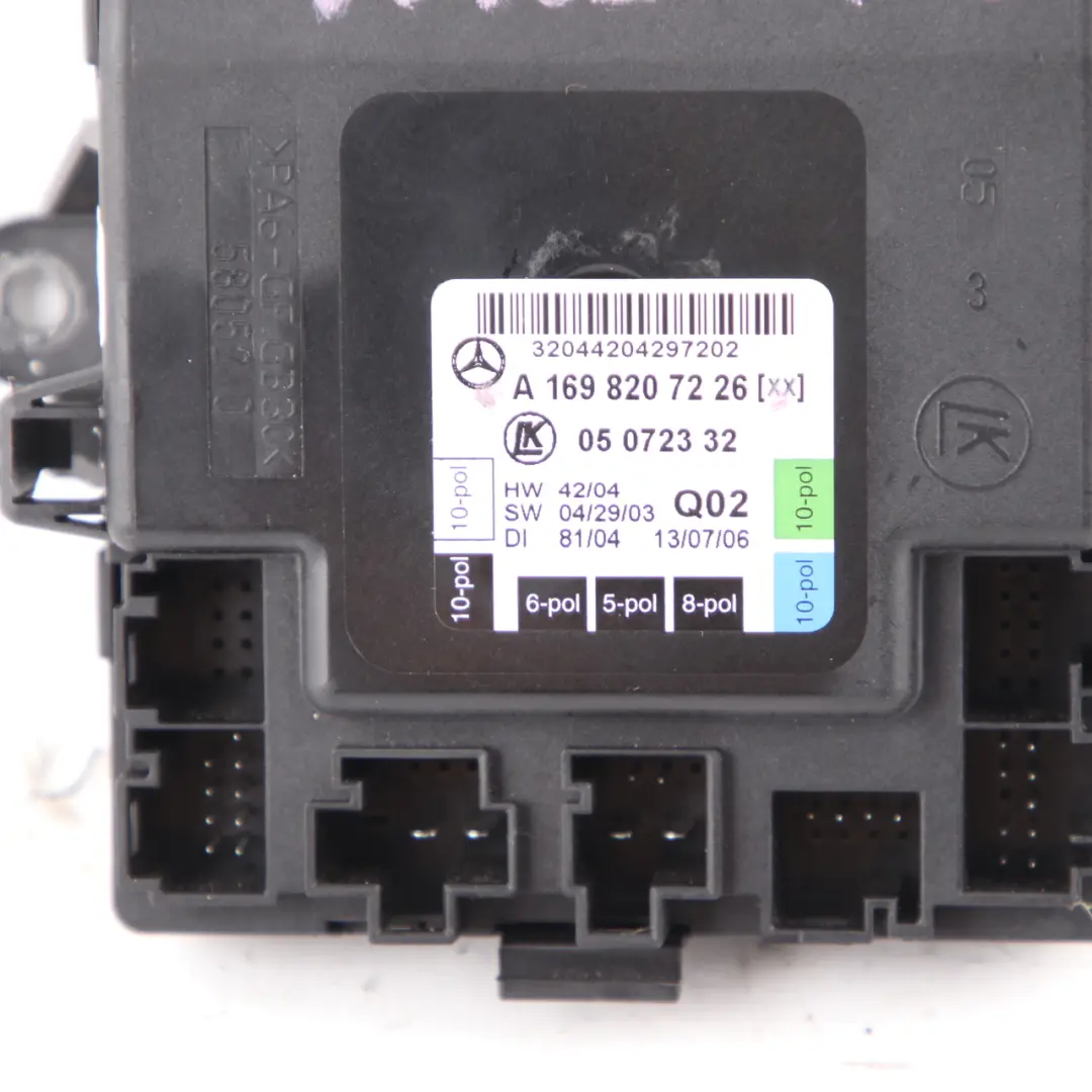  Modulo porta Mercedes W204 S204 Unità di controllo anteriore destra A2048704426 - SKU A1698207226 - Numero di parte A1698207226