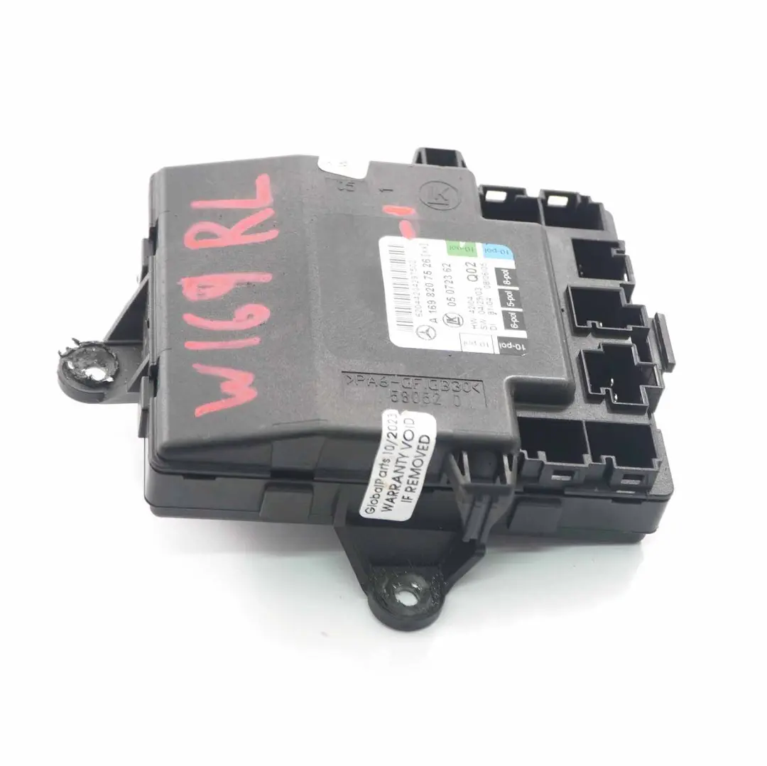Mercedes W169 W245 Door Control Unit Left N/S Rear - SKU A1698207526-1 - Part number A1698207526