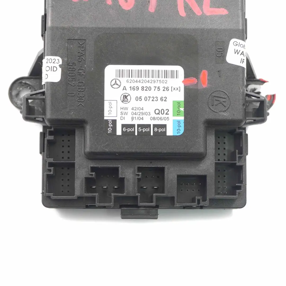 Mercedes W169 W245 Door Control Unit Left N/S Rear - SKU A1698207526-1 - Part number A1698207526