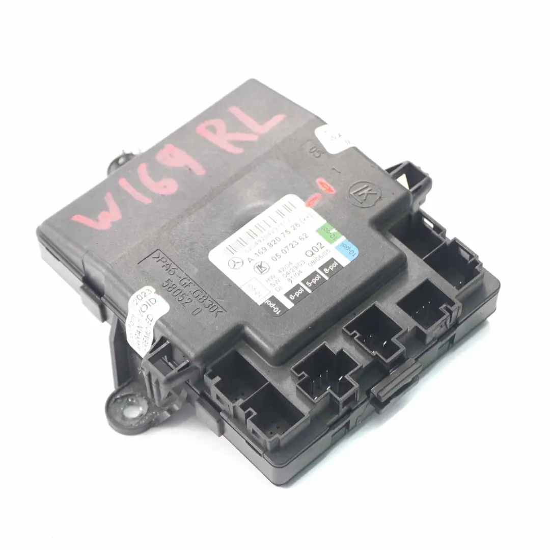 Mercedes W169 W245 Door Control Unit Left N/S Rear - SKU A1698207526-1 - Part number A1698207526
