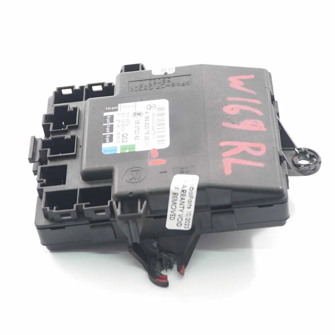 Mercedes W169 W245 Door Control Unit Left N/S Rear - SKU A1698207526-1 - Part number A1698207526