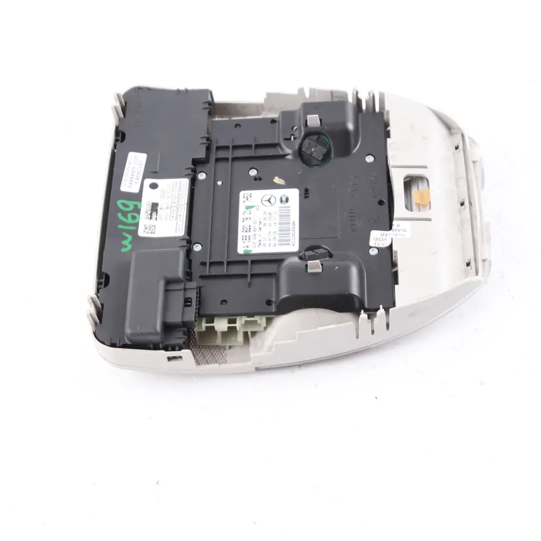 Mercedes W169 W245 Lumière Toit Lampe Lecture Panneau d'interrupteur - SKU A1698207801 - Numéro de pièce A1698207801