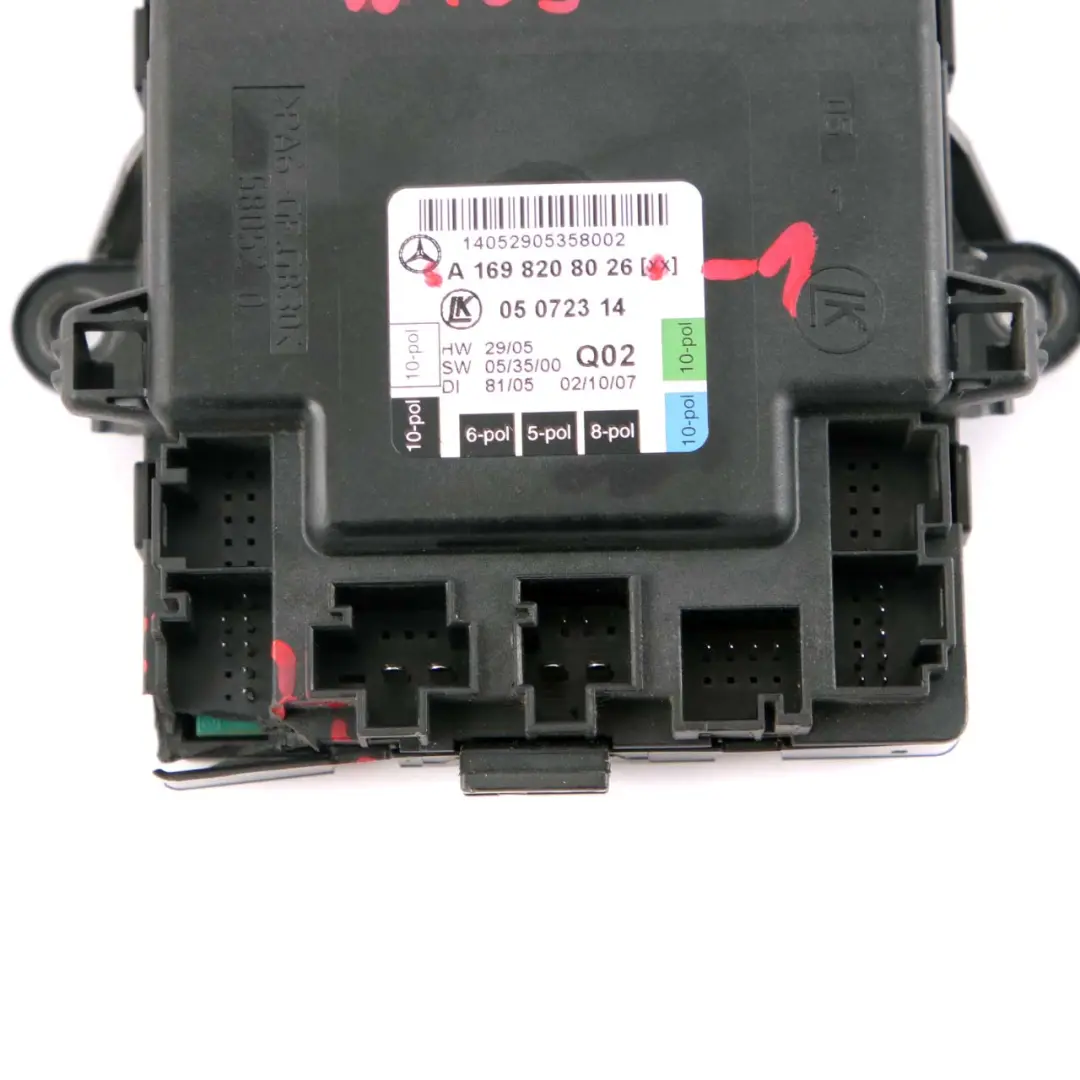 Door Control Module Front Right O/S to Mercedes W169 with Part number A1698208026 Mercedes W169 Door Control Module Front Right O/S - SKU A1698208026-1 - Part number A1698208026