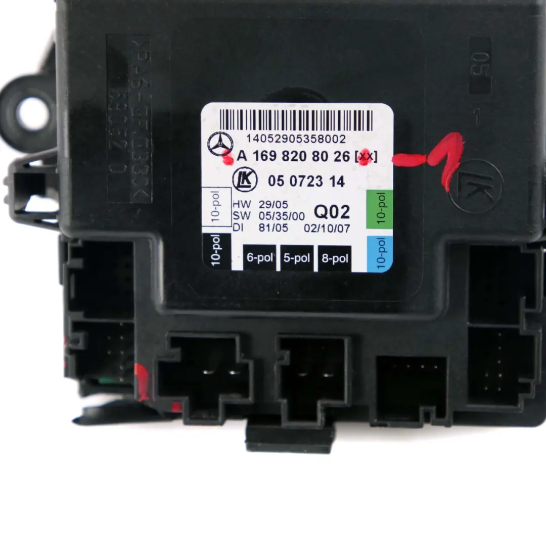 Door Control Module Front Right O/S to Mercedes W169 with Part number A1698208026 Mercedes W169 Door Control Module Front Right O/S - SKU A1698208026-1 - Part number A1698208026