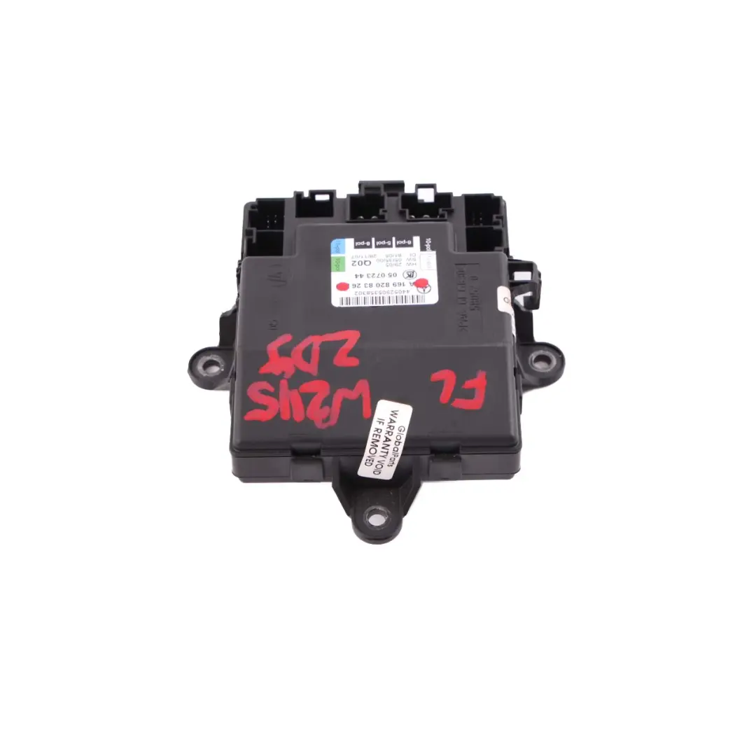 Mercedes-Benz W169 W245 Módulo puerta delantera izquierda Unidad control para con número de pieza A1698208326 Mercedes-Benz W169 W245 Módulo puerta delantera izquierda Unidad control - SKU A1698208326 - Número de pieza A1698208326