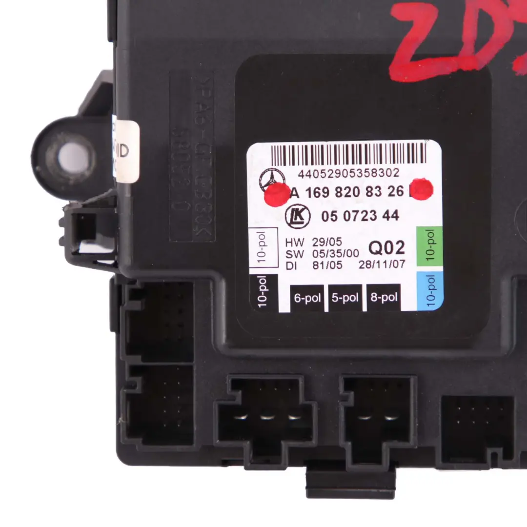 Mercedes-Benz W169 W245 Door Module Front Left N/S Control Unit to with Part number A1698208326 Mercedes-Benz W169 W245 Door Module Front Left N/S Control Unit - SKU A1698208326 - Part number A1698208326