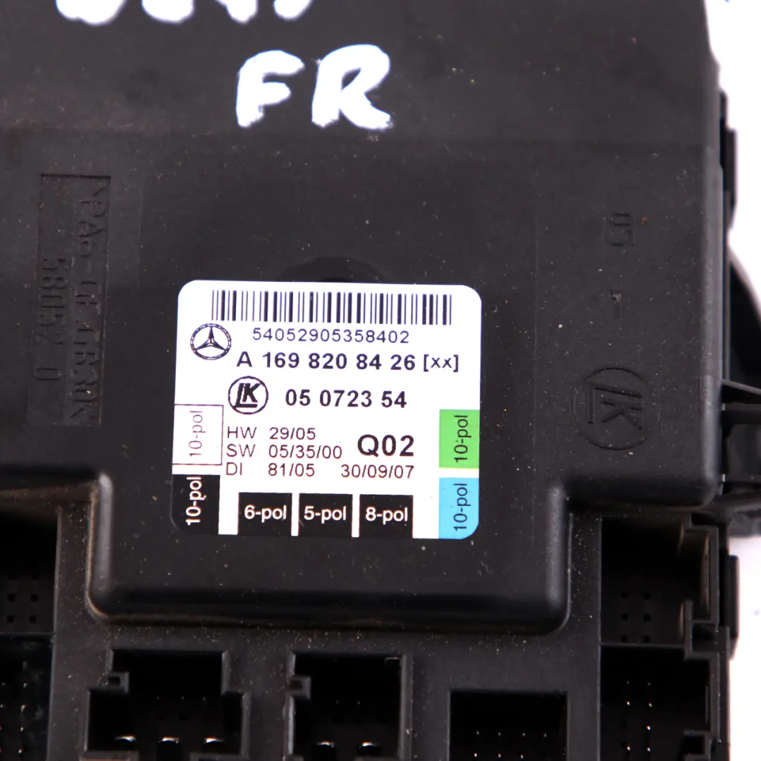 Mercedes-Benz A B W169 W245 Front Right Door O/S Control Unit Module to with Part number A1698208426 Mercedes-Benz A B W169 W245 Front Right Door O/S Control Unit Module - SKU A1698208426 - Part number A1698208426