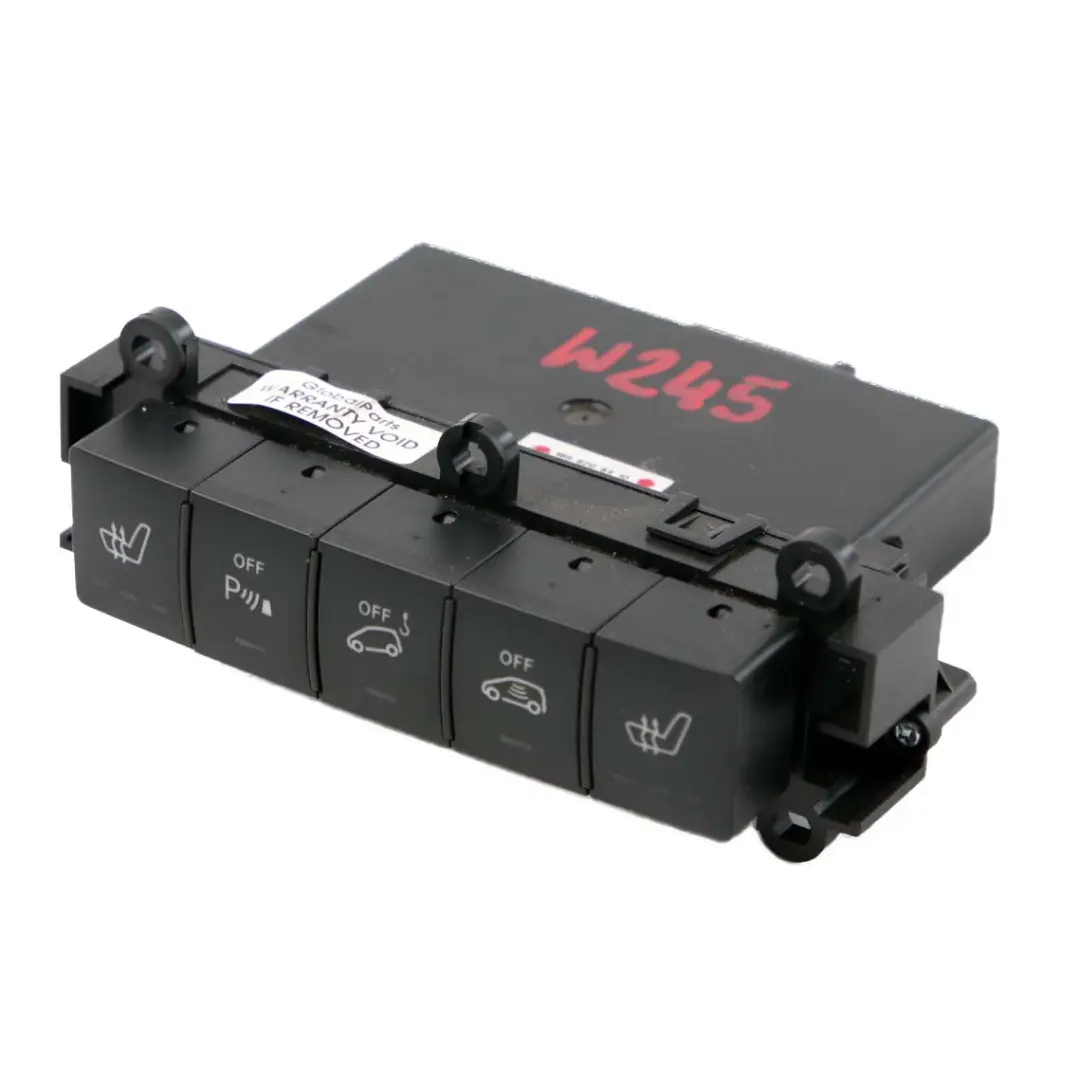  Mercedes-Benz W169 W245 Dash Dashboard Switch Panel Heated Seats PDC - SKU A1698208910 - Part number A1698208910