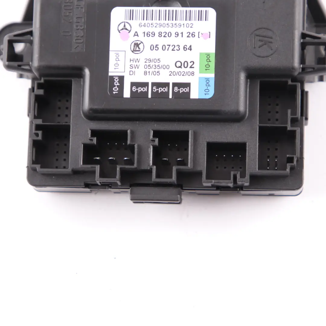  Door Module Mercedes W169 W245 Rear Left N/S Control Unit - SKU A1698209126 - Part number A1698209126