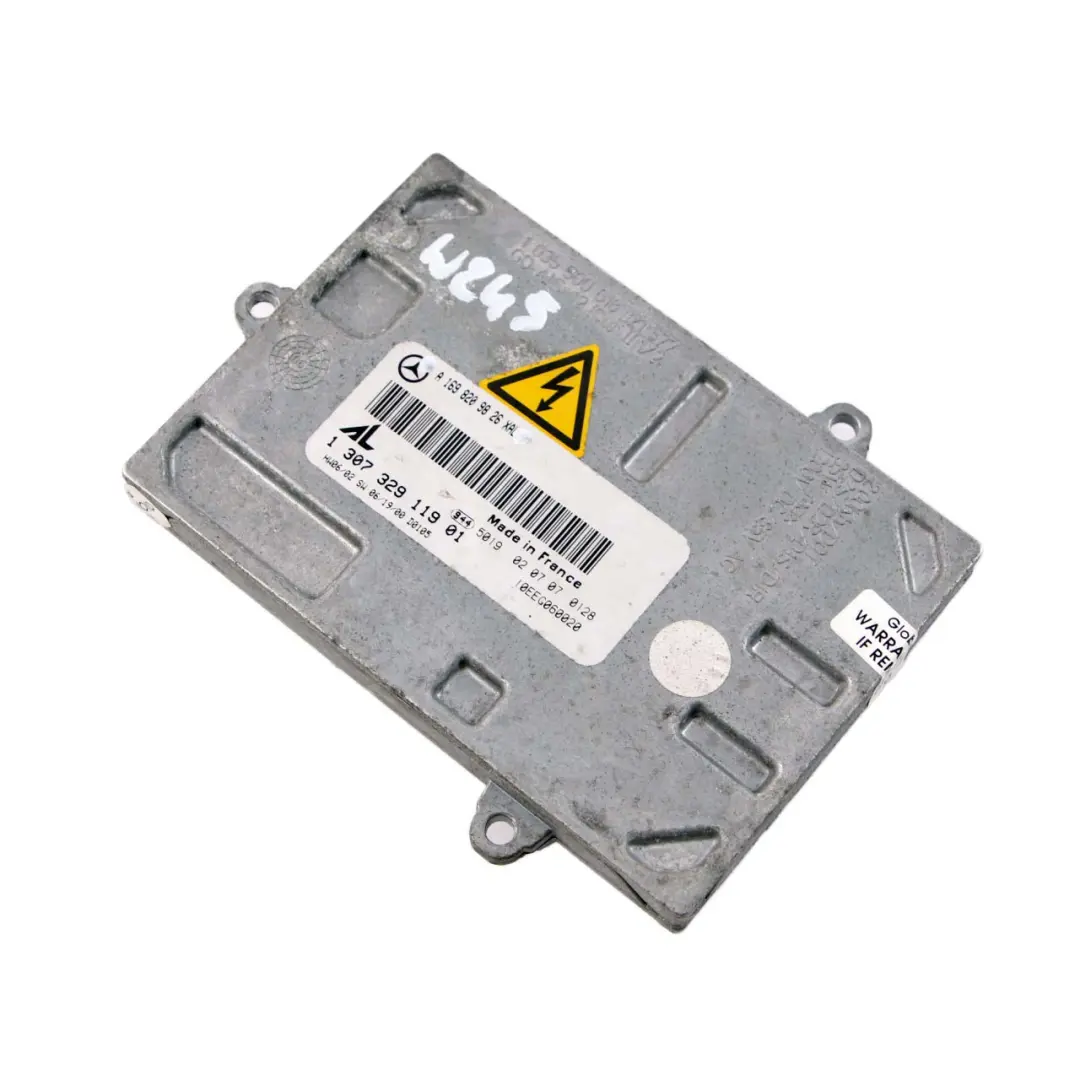 Mercedes-Benz B W245 Xenon Headlight Ballast Control Unit Module to with Part number A1698209826 Mercedes-Benz B W245 Xenon Headlight Ballast Control Unit Module - SKU A1698209826 - Part number A1698209826