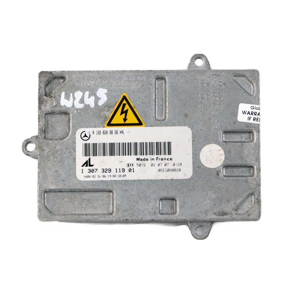 Mercedes-Benz B W245 Xenon Headlight Ballast Control Unit Module to with Part number A1698209826 Mercedes-Benz B W245 Xenon Headlight Ballast Control Unit Module - SKU A1698209826 - Part number A1698209826