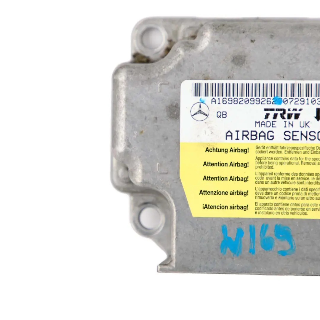 Unità Di Controllo Mercedes W169 W245 ECU Modulo Dell'Aria Sensore per con numero di parte A1698209926 Unità Di Controllo Mercedes W169 W245 ECU Modulo Dell'Aria Sensore - SKU A1698209926 - Numero di parte A1698209926