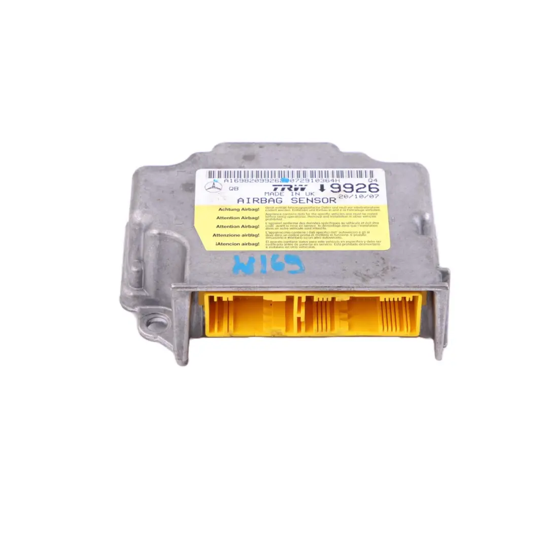 Unidad De Control Mercedes W169 W245 ECU De Aire Sensor Módulo para con número de pieza A1698209926 Unidad De Control Mercedes W169 W245 ECU De Aire Sensor Módulo - SKU A1698209926 - Número de pieza A1698209926