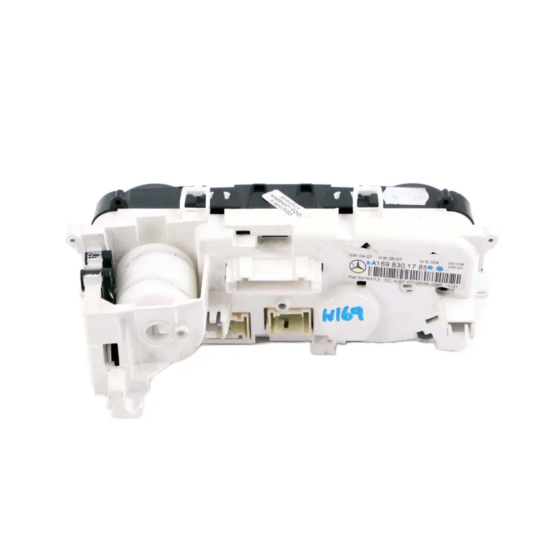  Pannello Controllo Clima Mercedes W169 W245 Interruttore Riscaldare - SKU A1698301785 - Numero di parte A1698301785