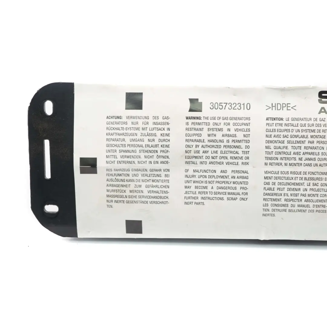  Airbag Module Mercedes W169 W245 Front Passenger Side Dashboard - SKU A1698600005 - Part number A1698600005