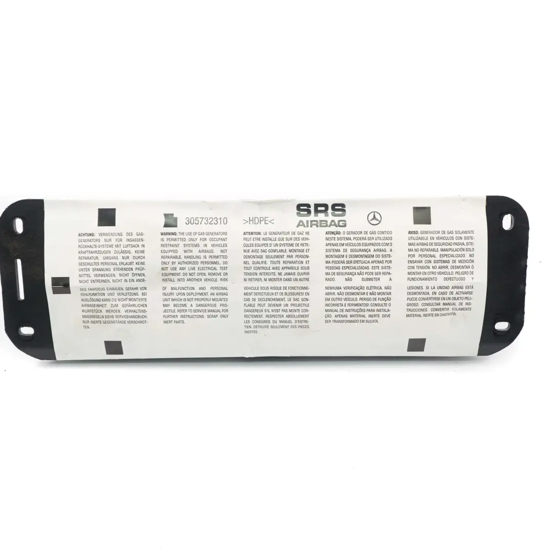 Airbag Module Mercedes W169 W245 Front Passenger Side Dashboard - SKU A1698600005 - Part number A1698600005