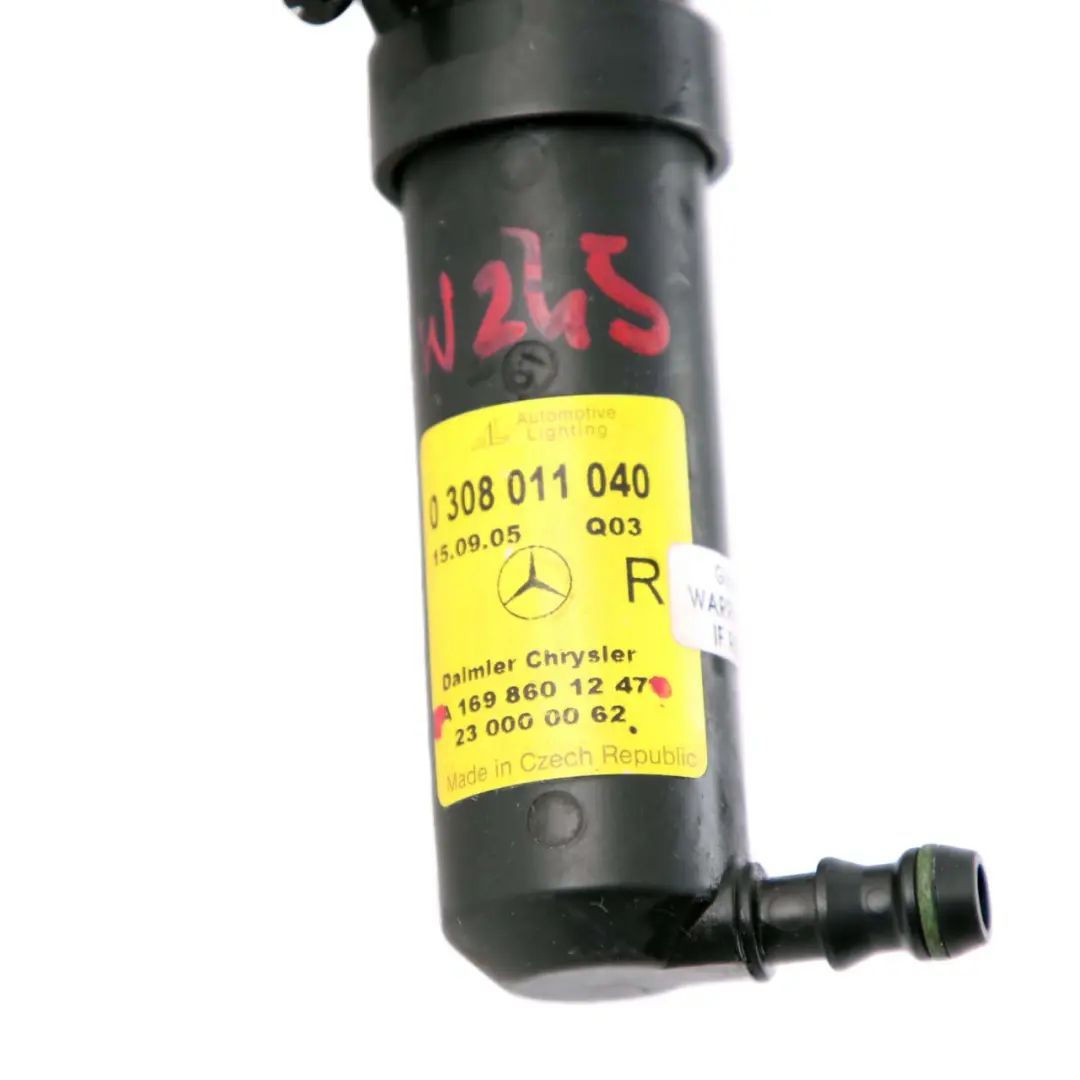 Mercedes-Benz B W245 Right O/S Headlamp Headlight Washer Nozzle Jet to with Part number A1698601247 Mercedes-Benz B W245 Right O/S Headlamp Headlight Washer Nozzle Jet - SKU A1698601247 - Part number A1698601247