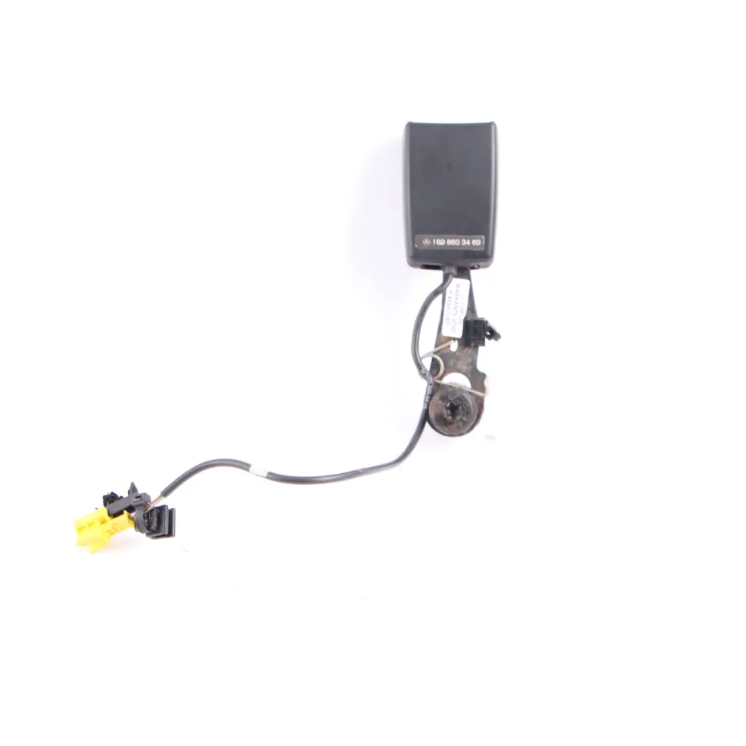 Boucle siège Mercedes W169 W245 Tendeur courroie arrière droite pour à propos du numéro de pièce A1698603469 Boucle siège Mercedes W169 W245 Tendeur courroie arrière droite - SKU A1698603469 - Numéro de pièce A1698603469