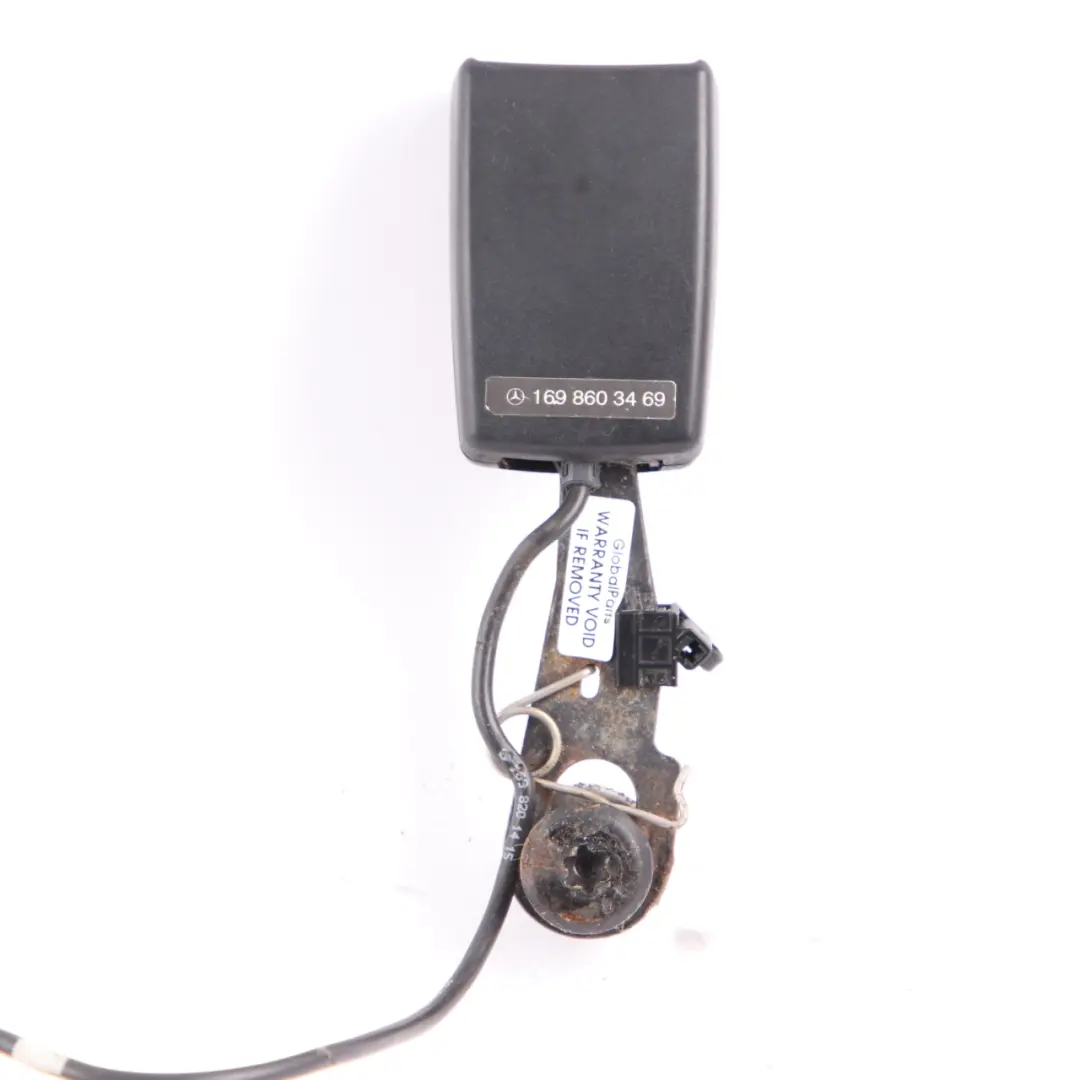  Hebilla asiento Mercedes W169 W245 Tensor Cinturón Trasero Derecho - SKU A1698603469 - Número de pieza A1698603469