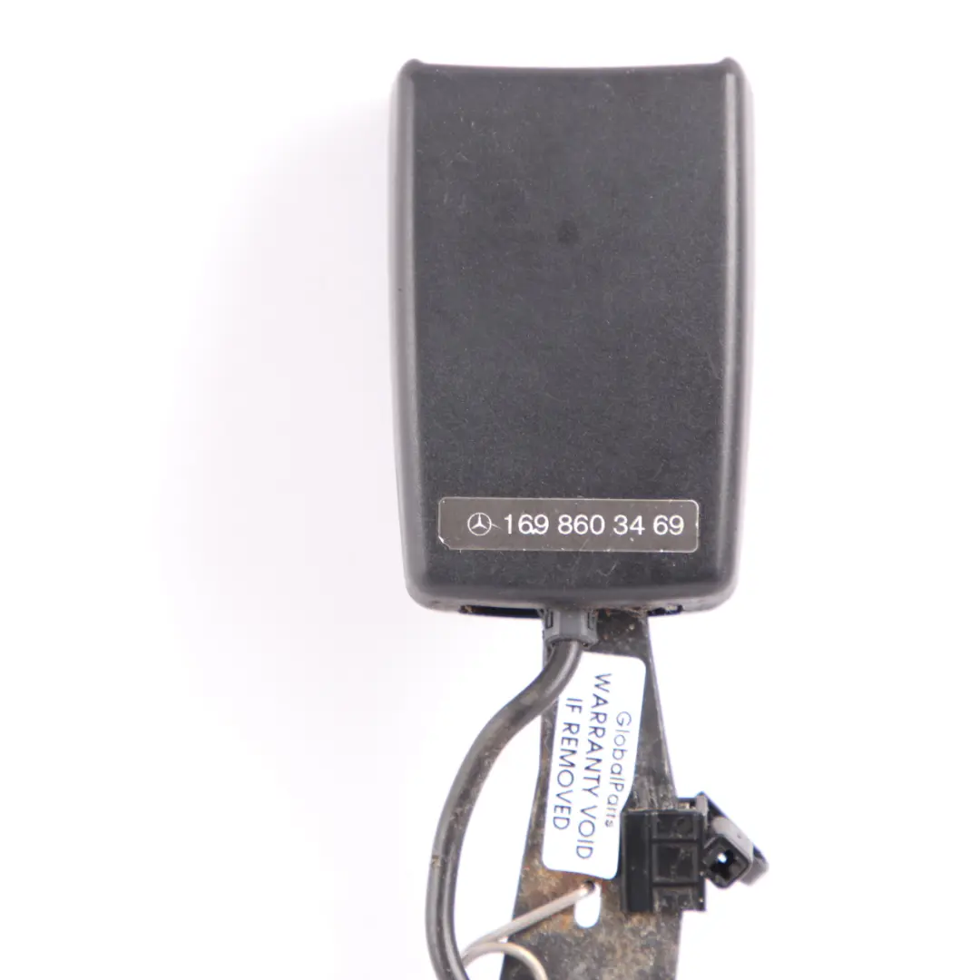 Hebilla asiento Mercedes W169 W245 Tensor Cinturón Trasero Derecho para con número de pieza A1698603469 Hebilla asiento Mercedes W169 W245 Tensor Cinturón Trasero Derecho - SKU A1698603469 - Número de pieza A1698603469