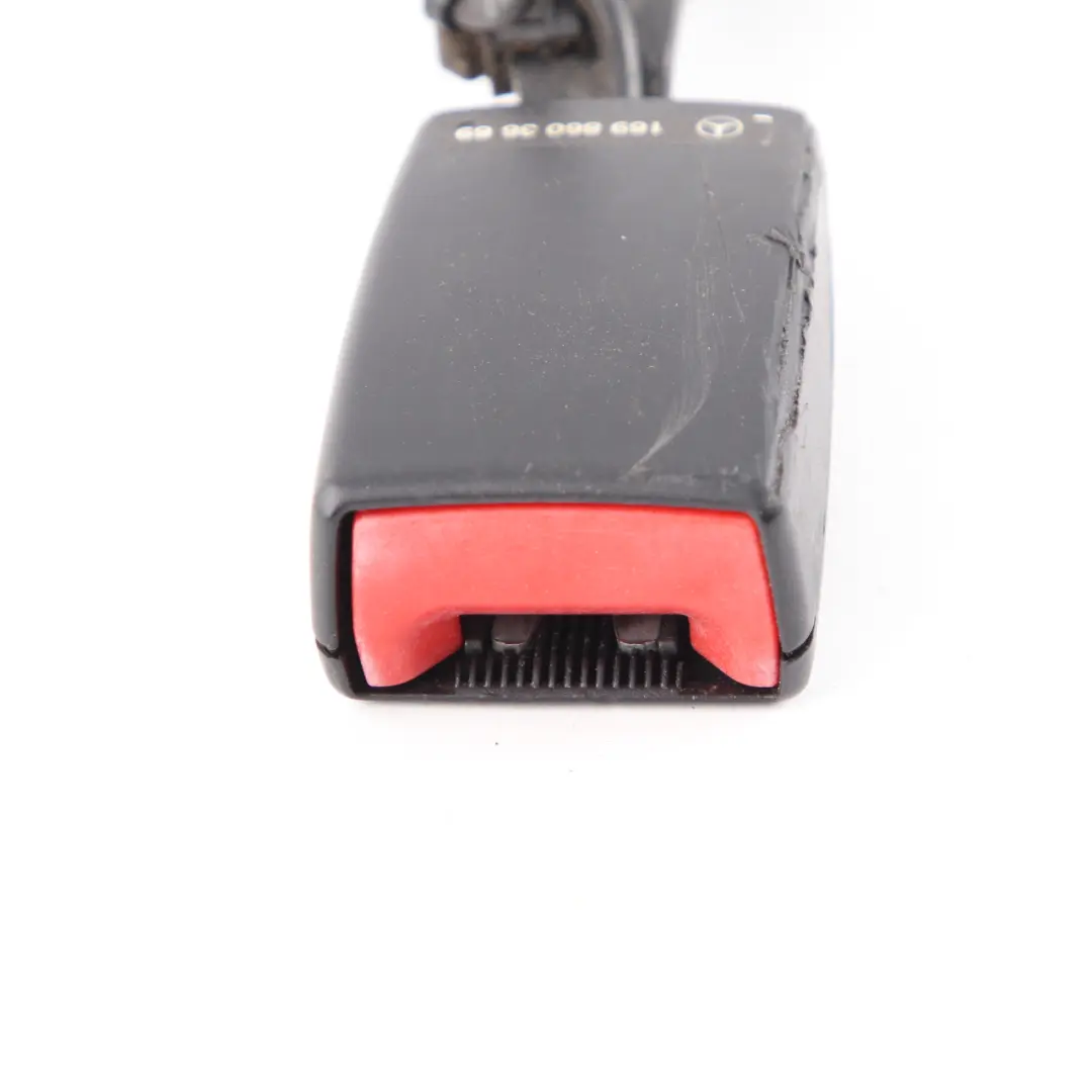 Centre Seat Belt Latch Buckle A1698603669 to Mercedes W169 W245 Rear with Part number A1698602669 Mercedes W169 W245 Rear Centre Seat Belt Latch Buckle A1698603669 - SKU A1698603669-1 - Part number A1698602669