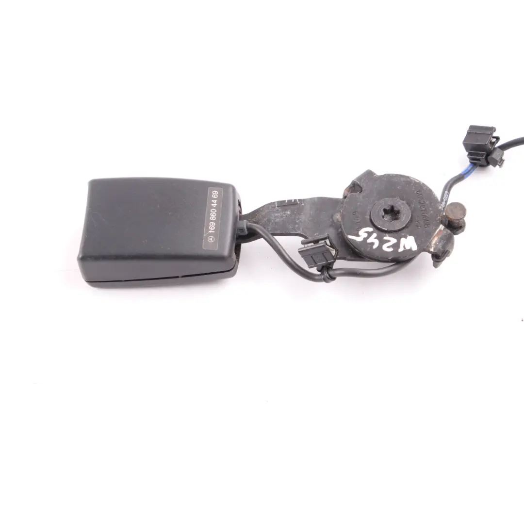 Seat Buckle Mercedes W169 W245 Tensioner Lower Belt Rear Centre - SKU A1698604469 - Part number A1698604469