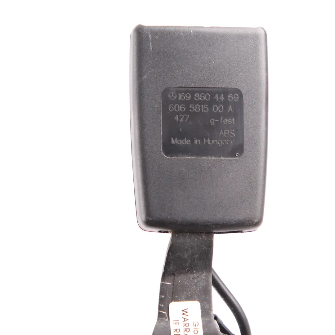 Seat Buckle Mercedes W169 W245 Tensioner Lower Belt Rear Centre - SKU A1698604469 - Part number A1698604469