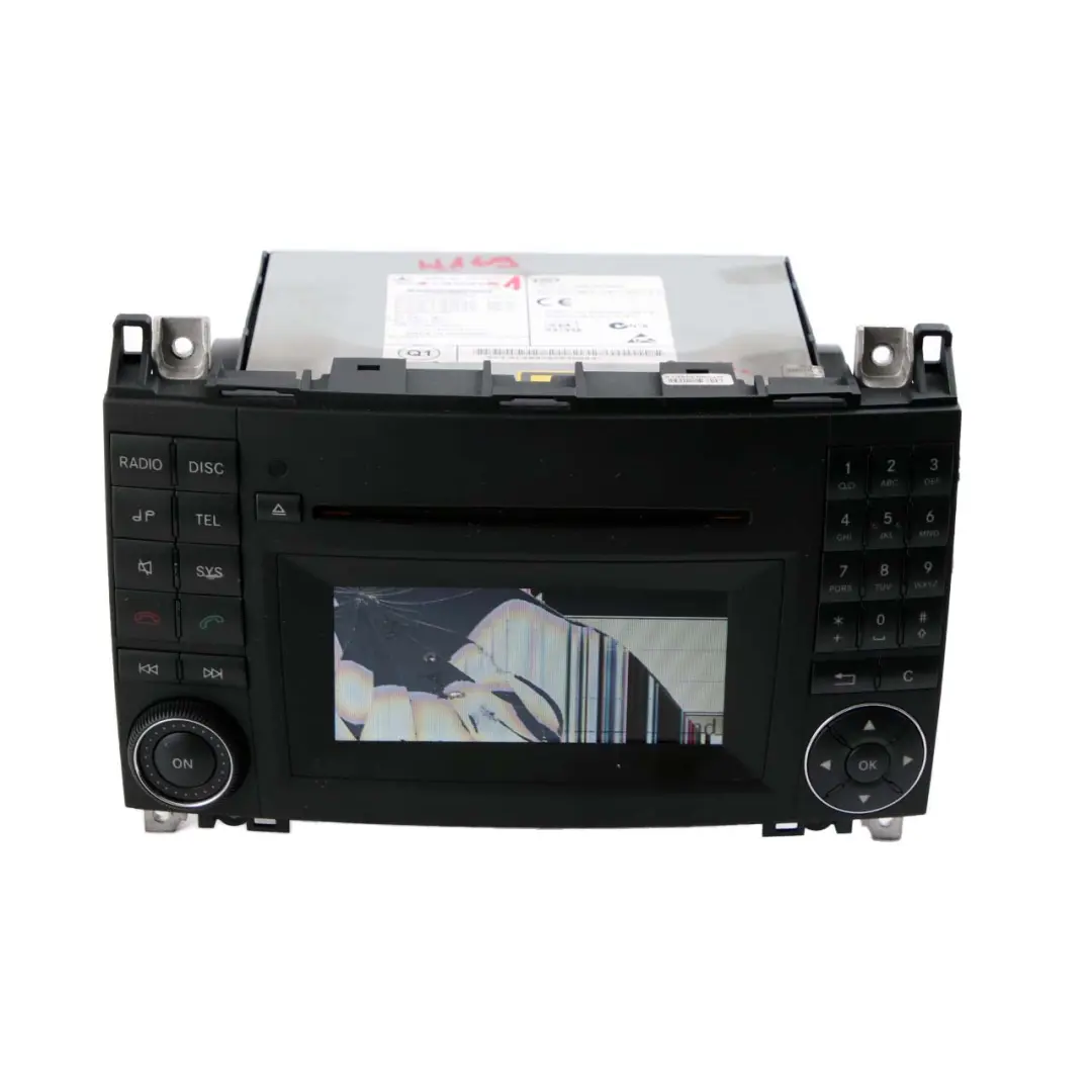 Mercedes-Benz A B Class W169 W245 CD Player Radio Stereo Head Unit to with Part number A1698705894 Mercedes-Benz A B Class W169 W245 CD Player Radio Stereo Head Unit - SKU A1698705894-1 - Part number A1698705894