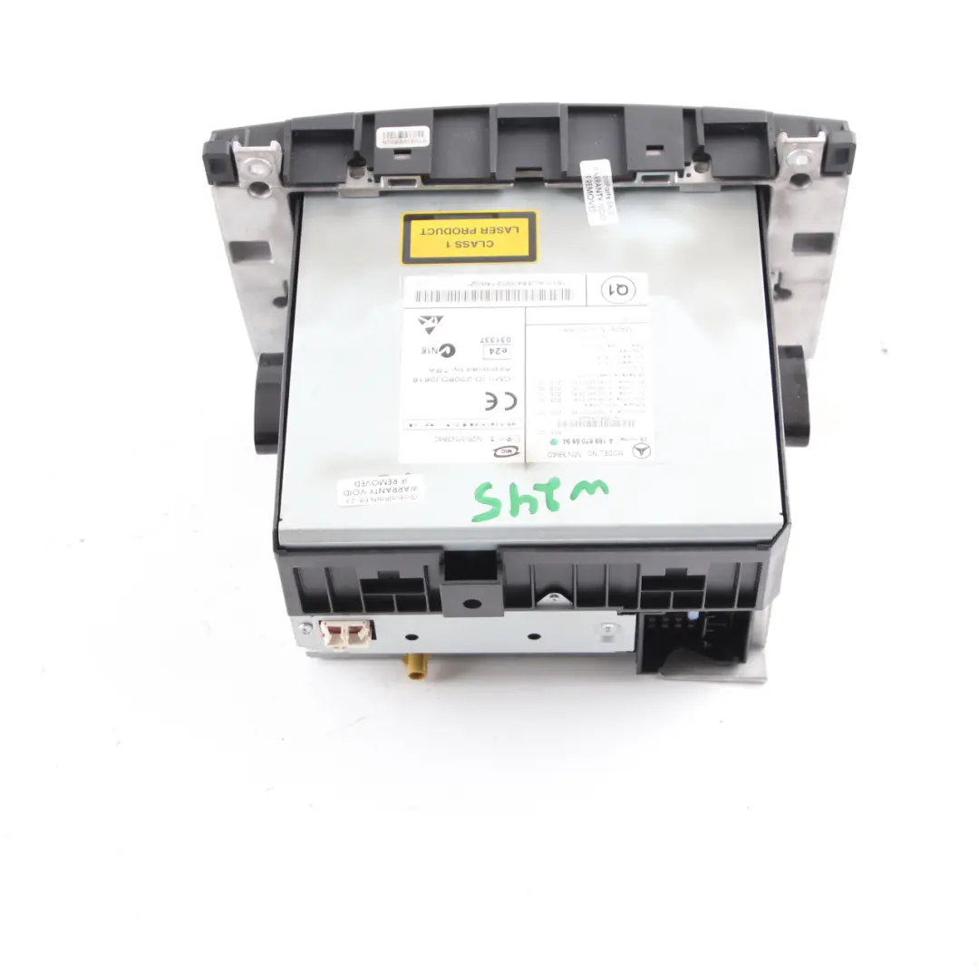 Radio Player Mercedes W169 W245 Audio 20 Stereo CD Head Unit Display to with Part number A1698705994 Radio Player Mercedes W169 W245 Audio 20 Stereo CD Head Unit Display - SKU A1698705994 - Part number A1698705994