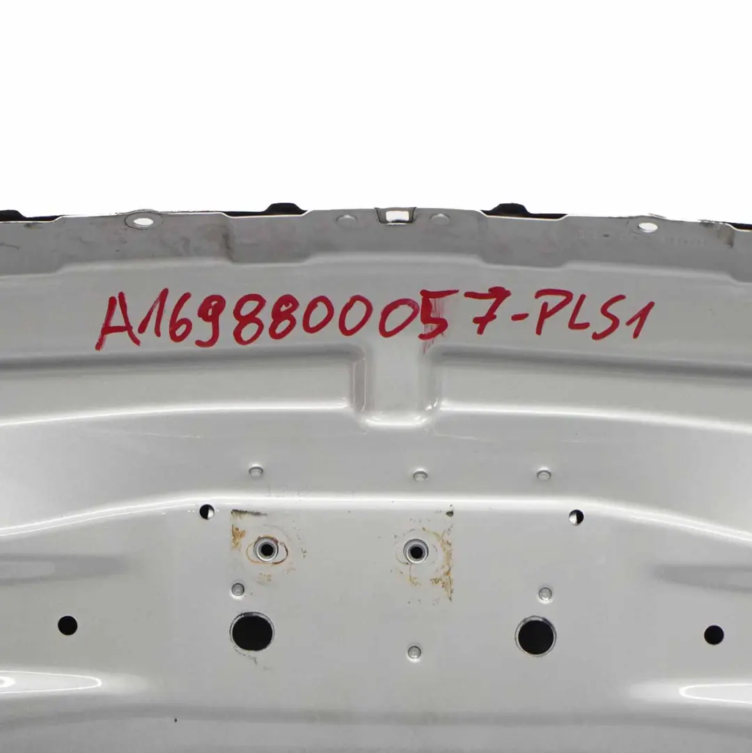 Hood Bonnet Trim Panelling Polar Silver Metallic - 761 to Mercedes W169 with Part number A1698800057 Mercedes W169 Hood Bonnet Trim Panelling Polar Silver Metallic - 761 - SKU A1698800057-PLS1 - Part number A1698800057